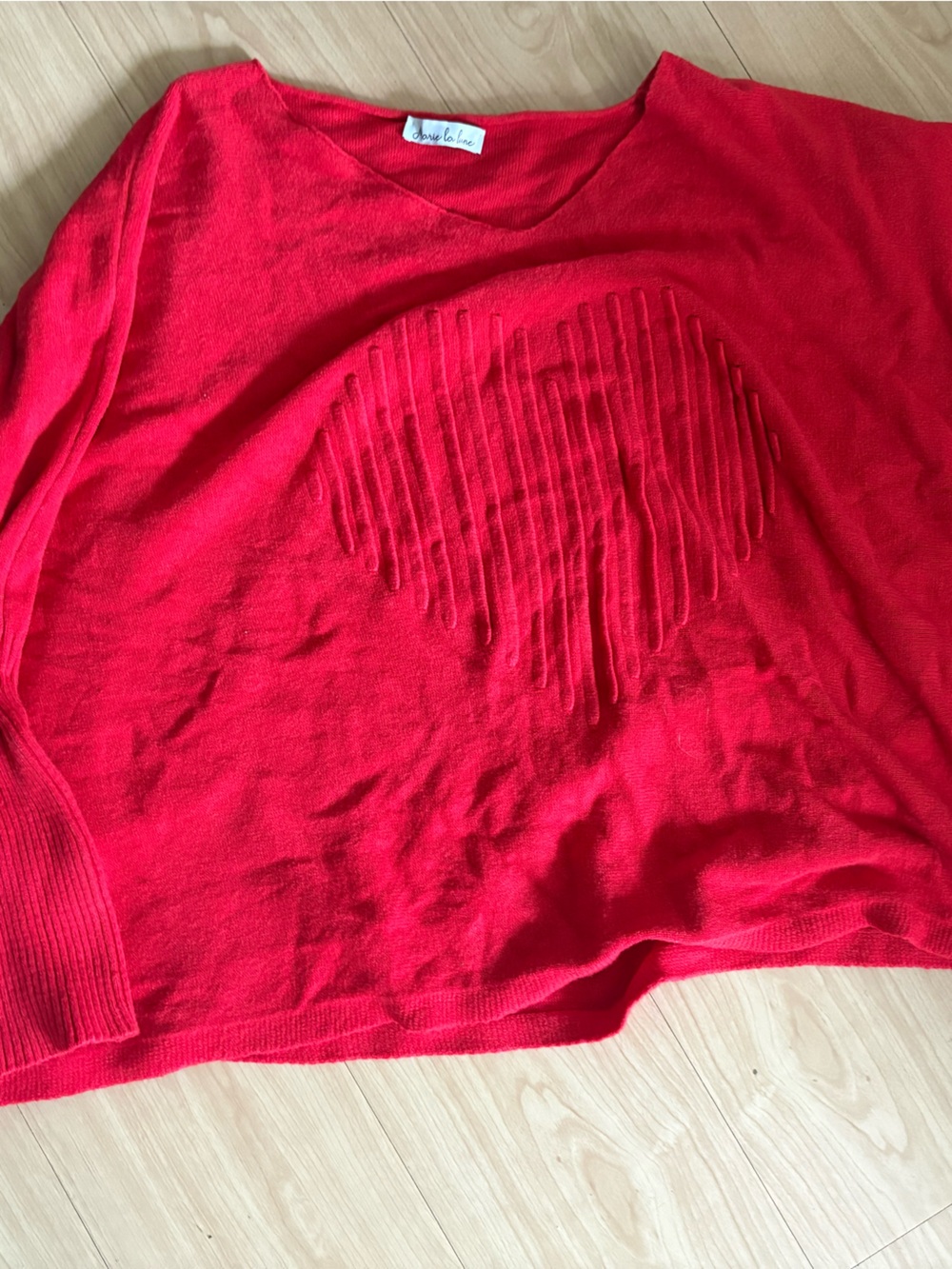 5X Red Heart Motif Knit Sweater